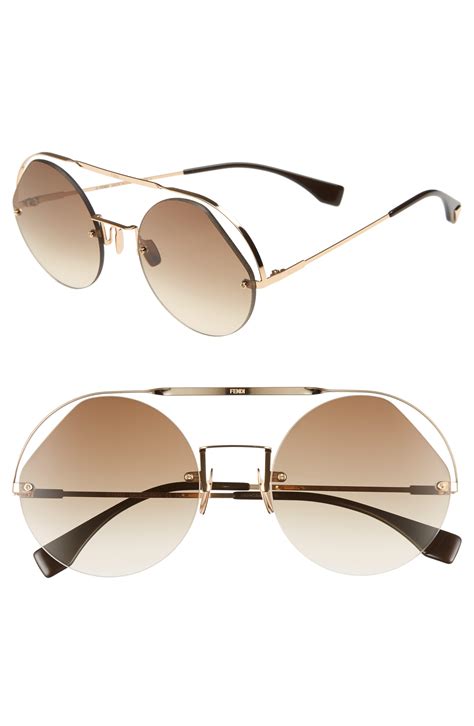 fendi fabulous aviator sunglasses|Fendi oversized 56mm sunglasses.